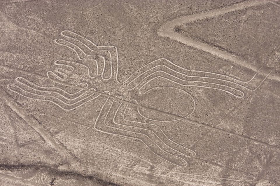 nazca lines spider 56a114d93df78cafdaa935f4 | Erich Von Daniken: Strangest Ancient Discoveries Ever Made in South America (Video)